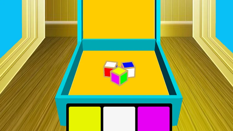Online Perya color game with traditional colored dice and betting board